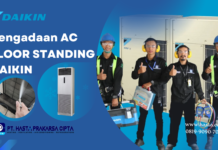 Pengadaan dan Instalasi AC Floor Standing Daikin Jakarta oleh PT Hasta Prakarsa Cipta